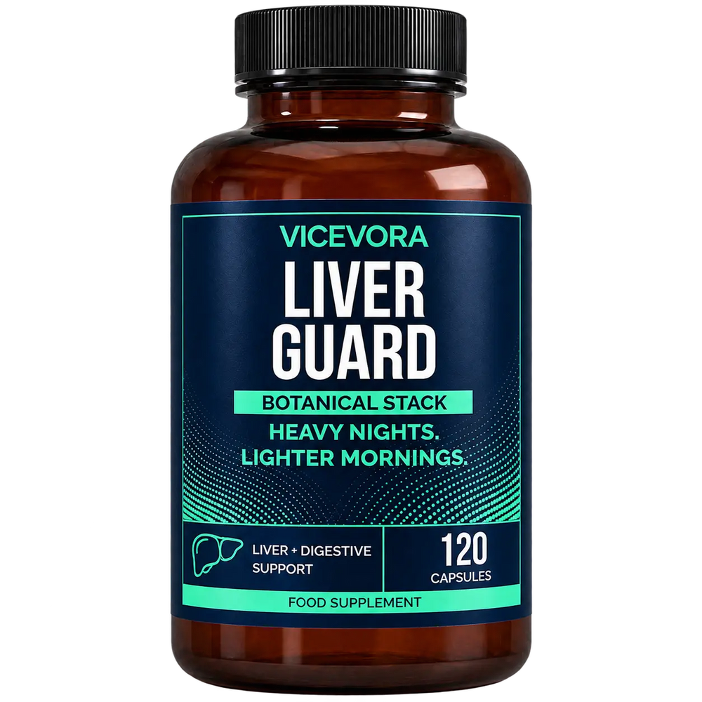 VICEVORA Liver Guard botanical supplement bottle