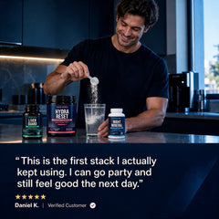 Customer using the VICEVORA Daily System in a kitchen