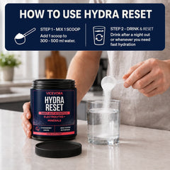 VICEVORA Hydra Reset being prepared with water