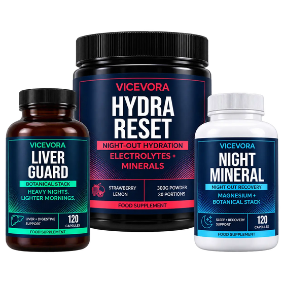 VICEVORA Daily System with Liver Guard, Hydra Reset and Night Mineral
