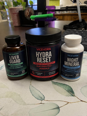 VICEVORA Daily System products in an everyday desk setting